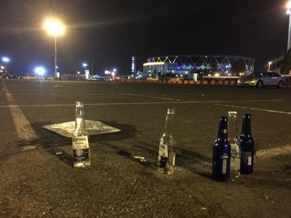 warriors-parking-lot